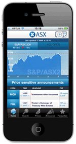 ASX iPhone application