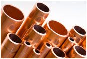 Image of copper pipes