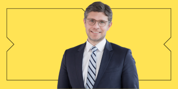 A digital promotional banner for The Ideas Exchange podcast