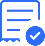 Paperwork purchase order icon