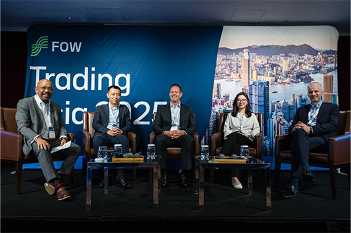 Group of people standing in formal business attire