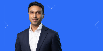 Digital promotional banner for The Ideas Exchange podcast from ASX. Featuring  Chamath De Silva, Betashares