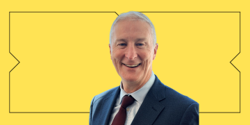 Digital promotional banner for The Ideas Exchange podcast from ASX. Featuring Tim Bradbury from State Street Investment Management