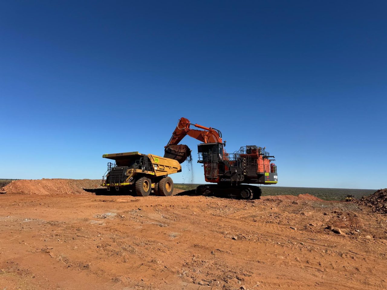 Photograph of the first dig at White Devil.