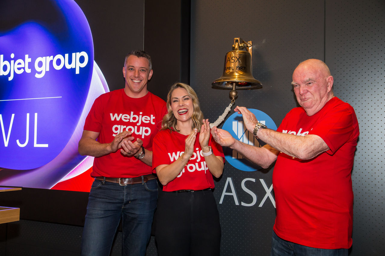 People participating in a ceremonial event at the ASX.