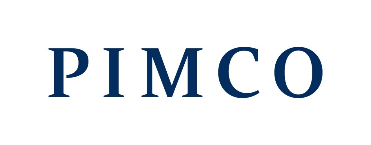 Logo displaying the text “PIMCO” in blue capital letters on a light background.