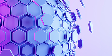 Light streaks along a road with arrows pointing forward