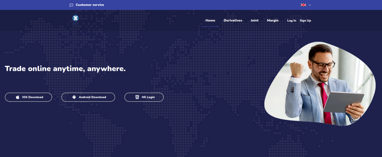 Screenshot of reported fraudulent website, app or portal.