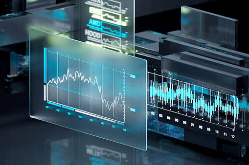 Multiple 3D graphs on transparent screens